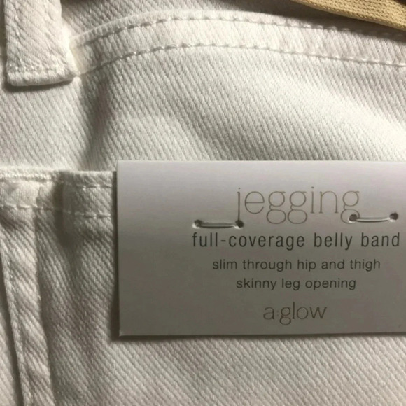 NWT a:glow white maternity jegging - Picture 4 of 4